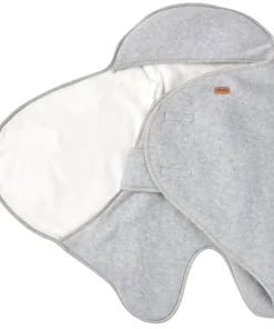 New Babynomade® Double Polaire Heather Grey Chancelieres Et Nids D'Ange