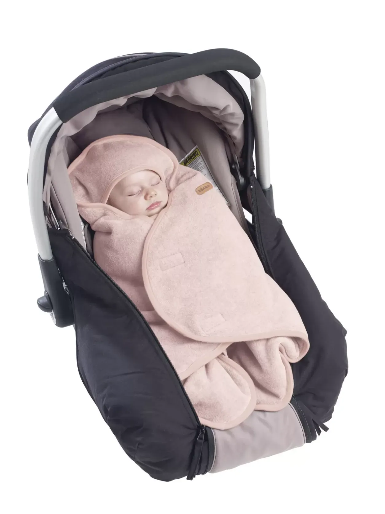 Clearance Babynomade® Double Polaire Dusty Rose Chancelieres Et Nids D'Ange