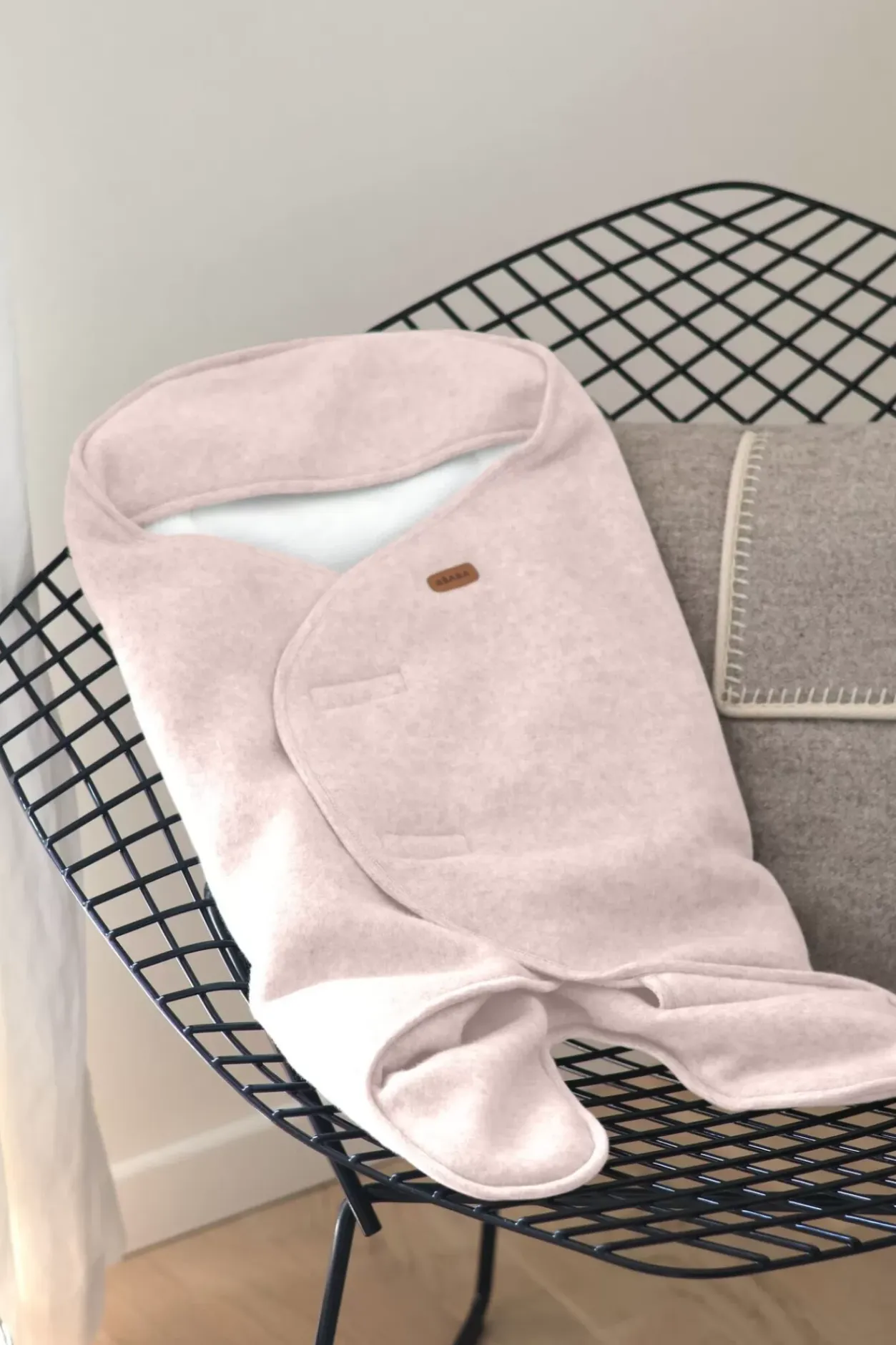 Clearance Babynomade® Double Polaire Dusty Rose Chancelieres Et Nids D'Ange