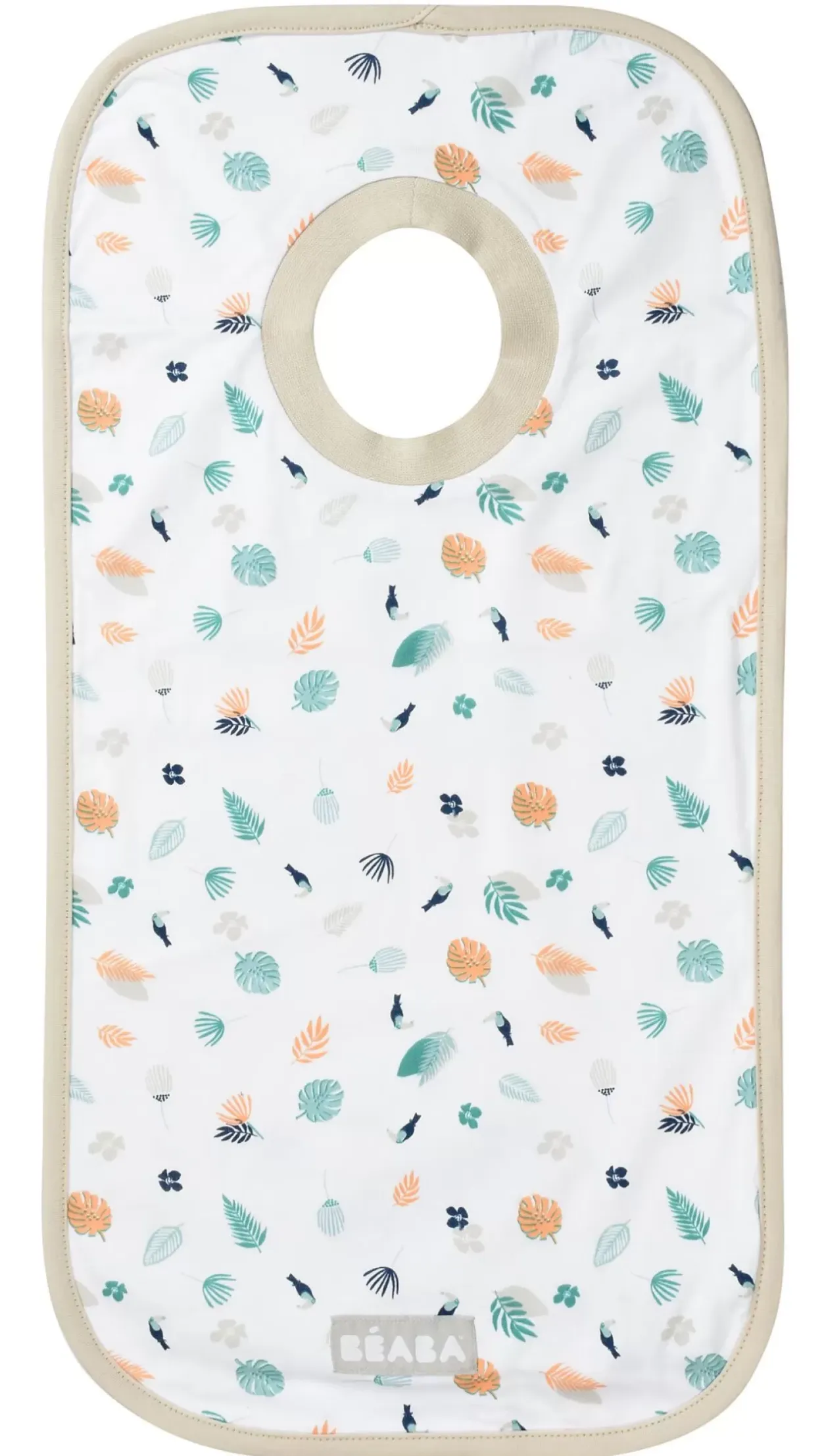 Bavoir Coton Tropical Couverts, Vaisselle Et Bavoirs