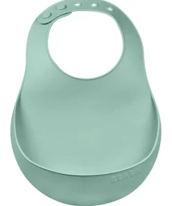 New Bavoir Silicone Sage Green Couverts, Vaisselle Et Bavoirs