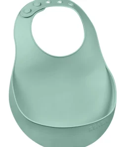 New Bavoir Silicone Sage Green Couverts, Vaisselle Et Bavoirs