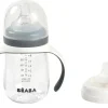 Sale Biberon D'Apprentissage 2 En 1 210 Ml Mineral Grey Couverts, Vaisselle Et Bavoirs