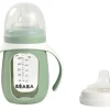 Outlet Biberon Verre D'Apprentissage 210 Ml Sage Green Biberons Et Accessoires