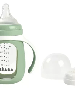 Outlet Biberon Verre D'Apprentissage 210 Ml Sage Green Biberons Et Accessoires