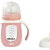 Best Biberon Verre D'Apprentissage 210 Ml Old Pink Couverts, Vaisselle Et Bavoirs