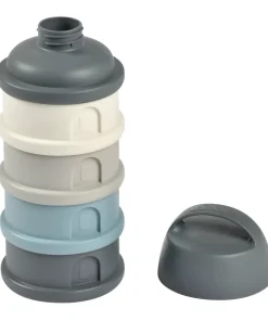 Online Boite Doseuse 4 Compartiments Mineral Grey / Blue Doseurs De Lait