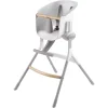 Hot Chaise Haute Evolutive Up & Down White/Grey Chaise Haute