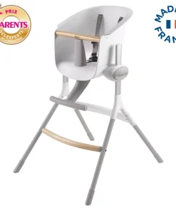 Hot Chaise Haute Evolutive Up & Down White/Grey Chaise Haute