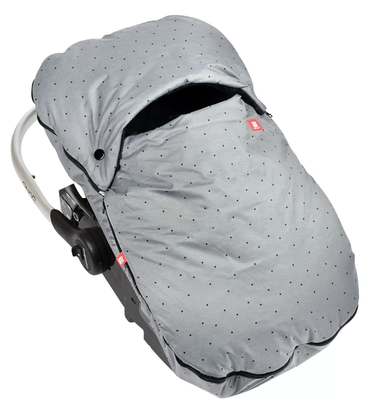 Best Chanceliere Siege Auto Heather Grey Dots Chancelieres Et Nids D'Ange