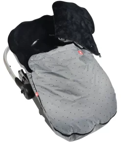 Best Chanceliere Siege Auto Heather Grey Dots Chancelieres Et Nids D'Ange
