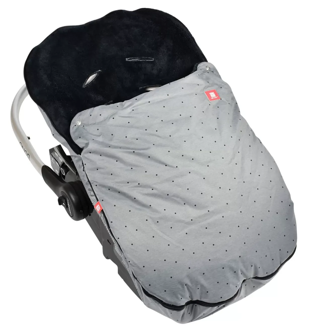 Best Chanceliere Siege Auto Heather Grey Dots Chancelieres Et Nids D'Ange