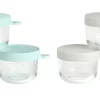 Outlet Coffret 6 Portions Verre 150 Ml Grey/Blue Goûter Sain