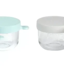 Outlet Coffret 6 Portions Verre 150 Ml Grey/Blue Goûter Sain