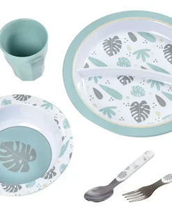Best Coffret Cadeau Repas Jungle Couverts, Vaisselle Et Bavoirs