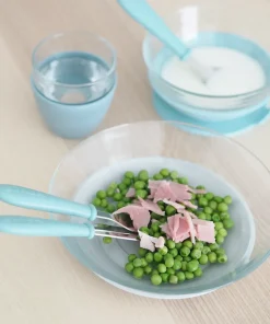 Coffret Repas Verre Jungle Couverts, Vaisselle Et Bavoirs