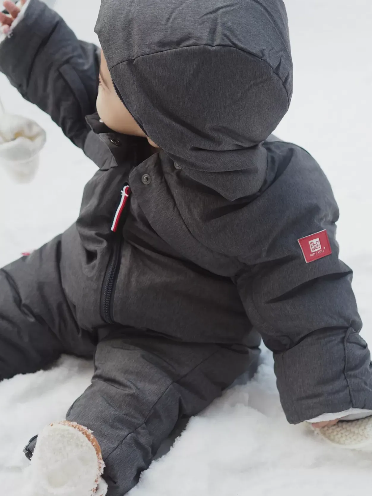Clearance Combi T-Zip 0-6M Heather Grey Chancelieres Et Nids D'Ange