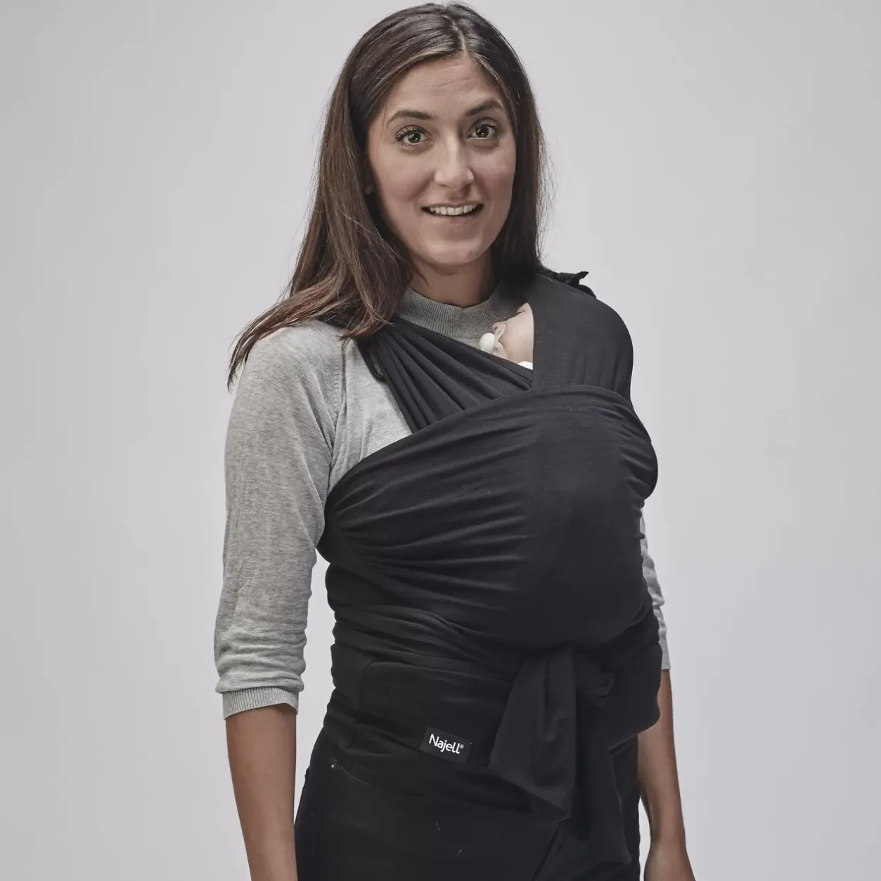 Best Echarpe De Portage Najell X Beaba Noir L/Xl Sorties De Bébé