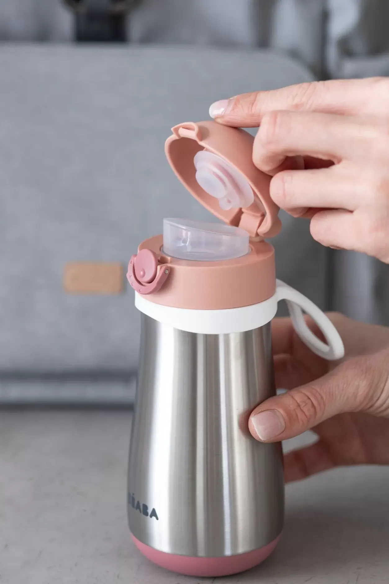Clearance Gourde Inox 350 Ml Old Pink Biberons Et Accessoires