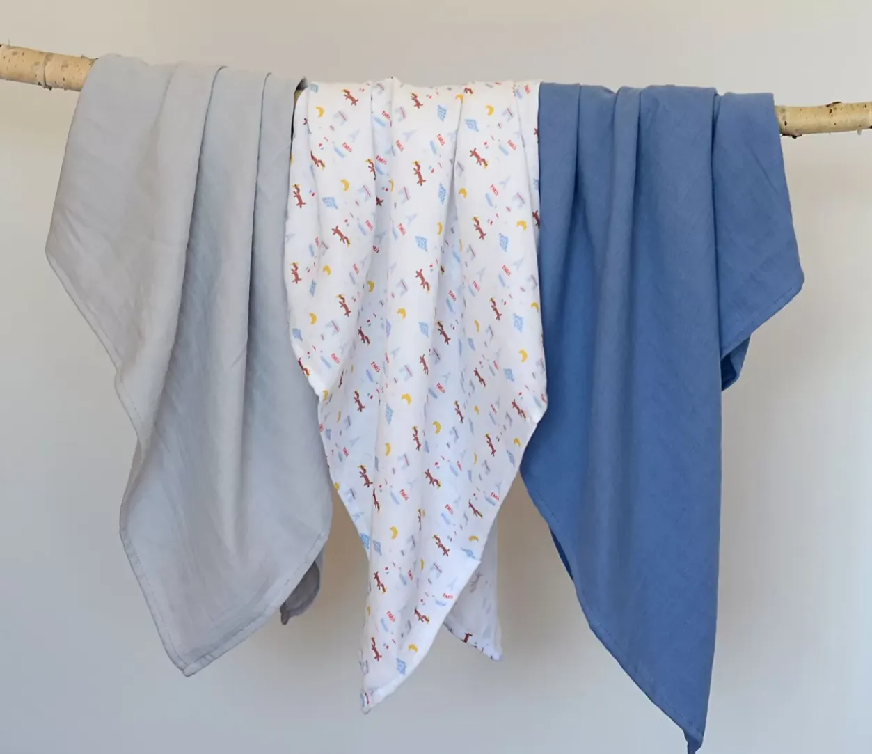 Clearance Lot De 3 Langes En Coton Paris Accessoires De Toilette