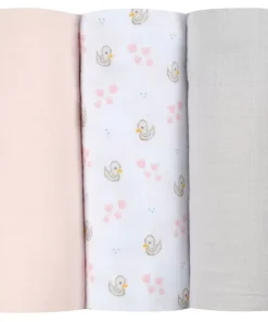 Best Lot De 3 Langes En Coton Swans Accessoires De Toilette