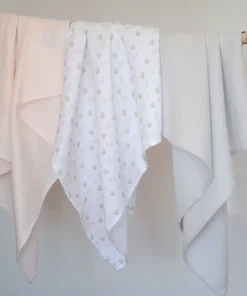 Best Lot De 3 Langes En Coton Swans Accessoires De Toilette