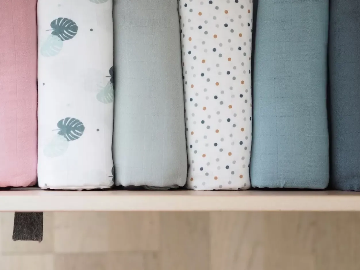 Clearance Lot De 2 Langes Xxl En Coton Mirage Grey/Jungle Emmaillotage
