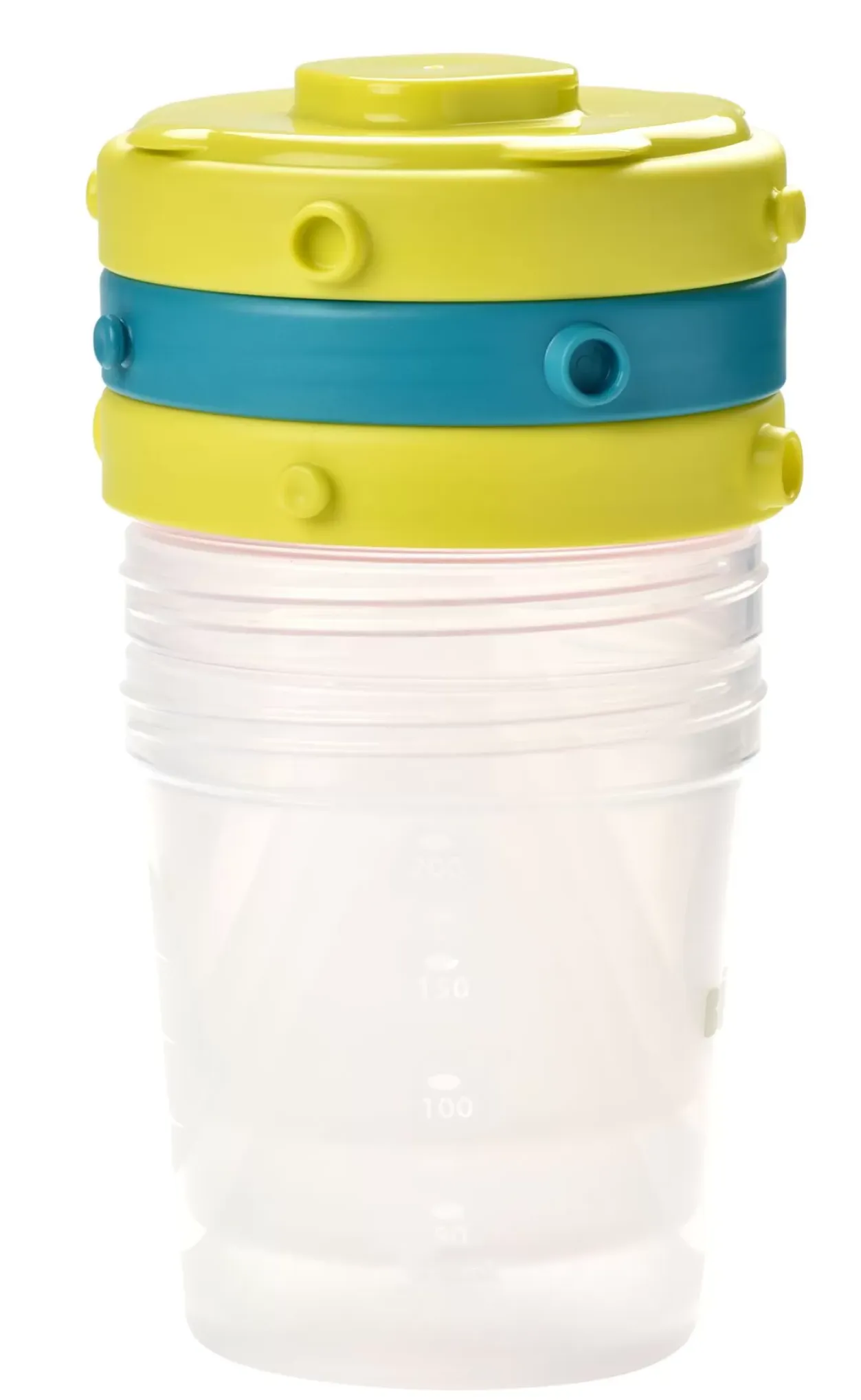 Outlet Lot De 6 Portions Clip 2Eme Age 200 Ml Neon Pots De Conservation