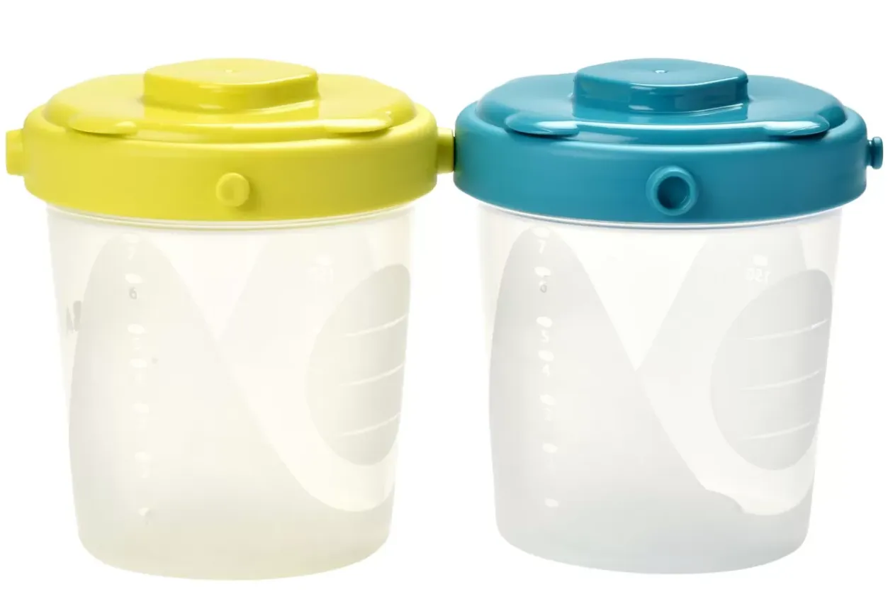 Outlet Lot De 6 Portions Clip 2Eme Age 200 Ml Neon Pots De Conservation