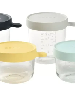Lot De 4 Portions Verre - Pastel Pots De Conservation