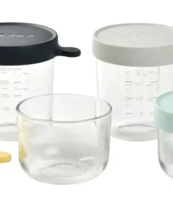 Lot De 4 Portions Verre - Pastel Pots De Conservation