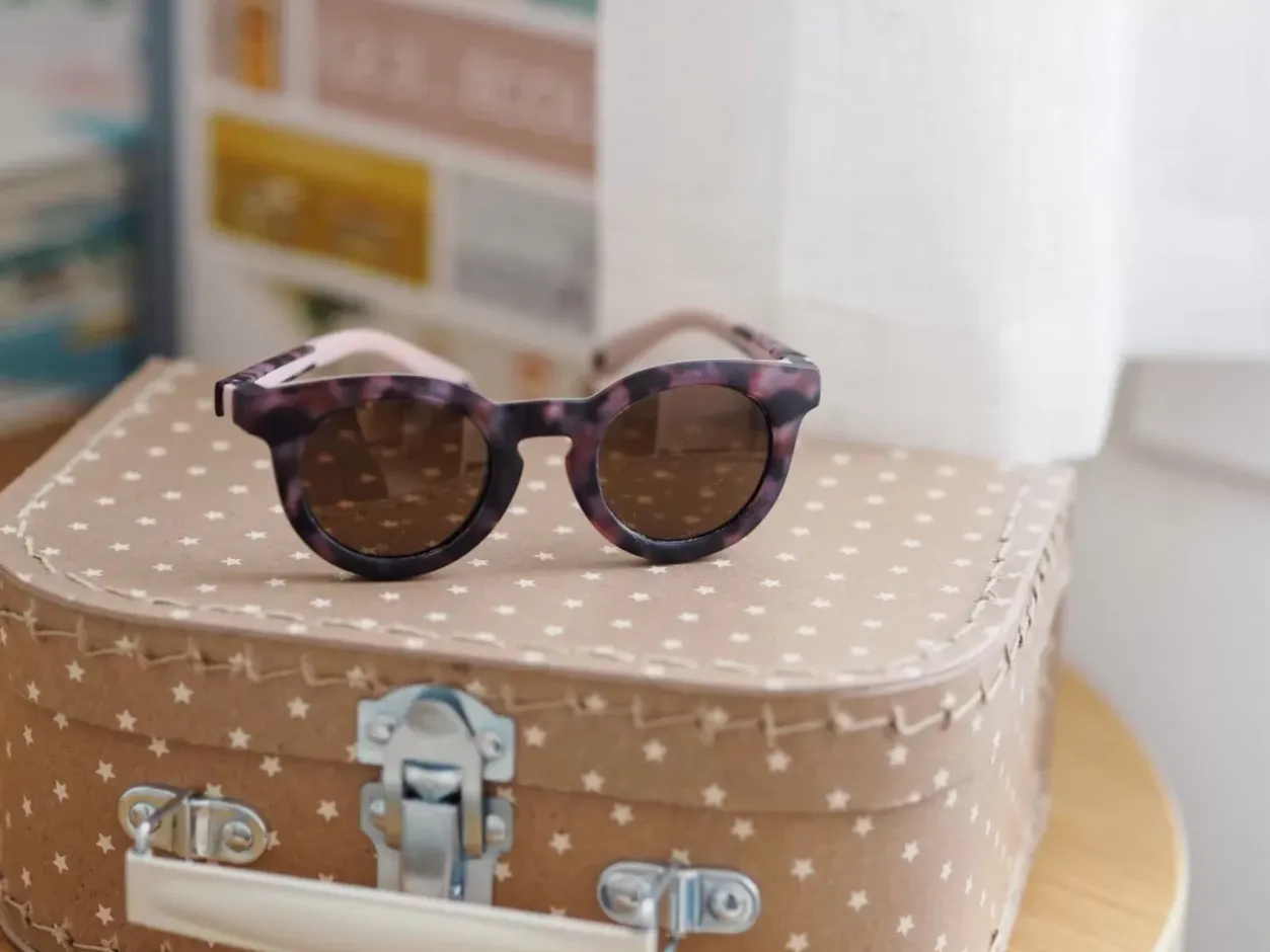 Clearance Lunettes 2-4 Ans Happy Pink Tortoise Lunettes De Soleil