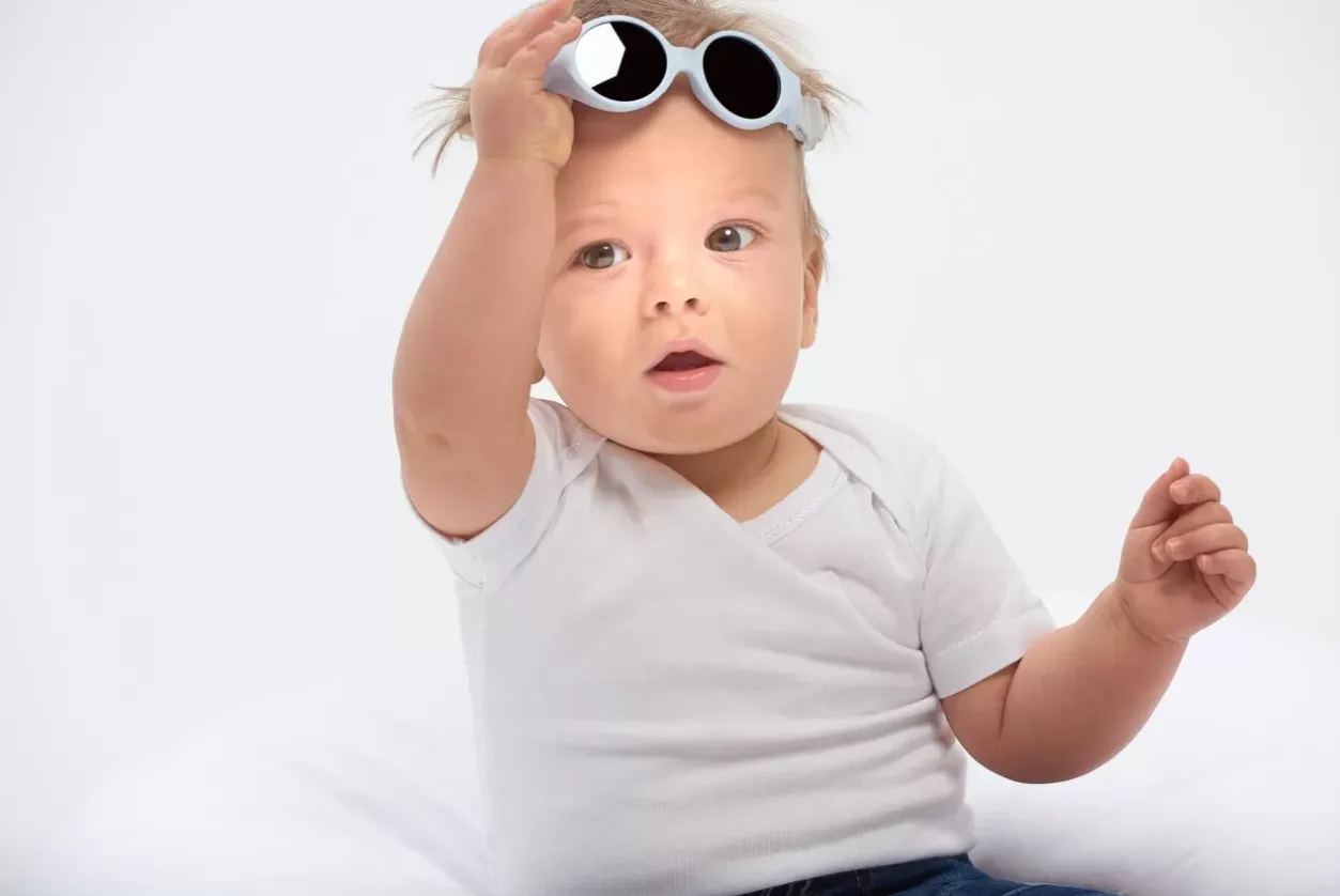 New Lunettes 0-9 Mois Glee Pearl Blue Sorties De Bébé