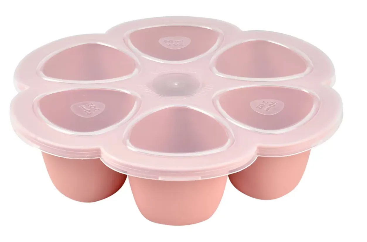 Hot Multiportions Silicone 6*90Ml Old Pink Pots De Conservation