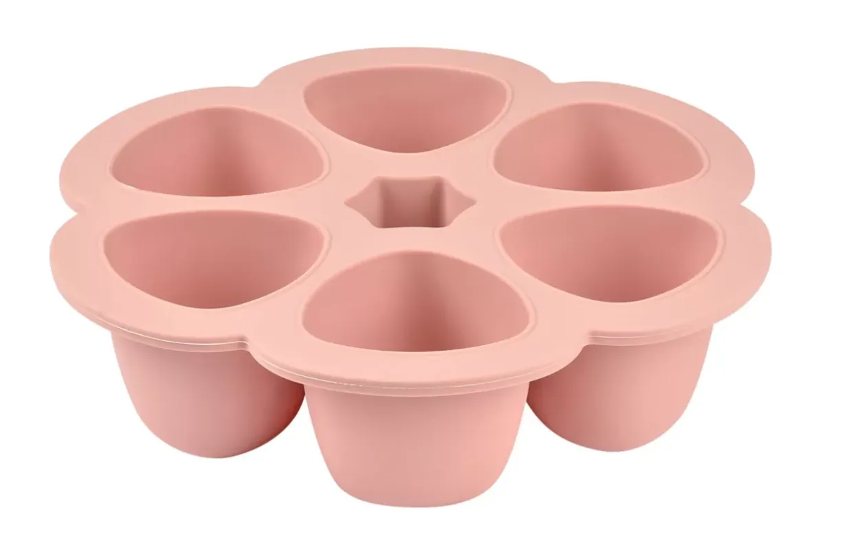 Hot Multiportions Silicone 6*90Ml Old Pink Pots De Conservation