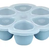 Clearance Multiportions Silicone 6*90Ml Windy Blue Pots De Conservation