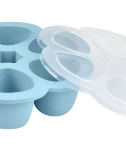 Clearance Multiportions Silicone 6*90Ml Windy Blue Pots De Conservation