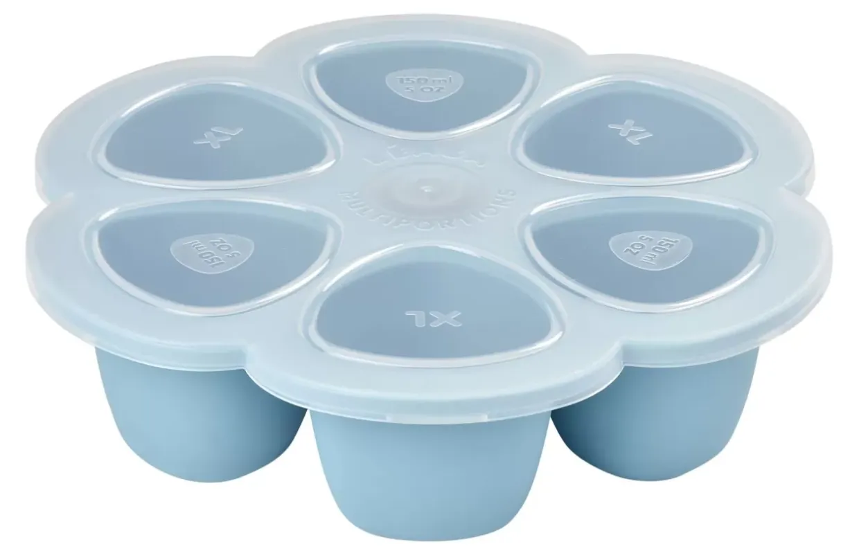 Best Multiportions Silicone 6*150Ml Windy-Blue Pots De Conservation