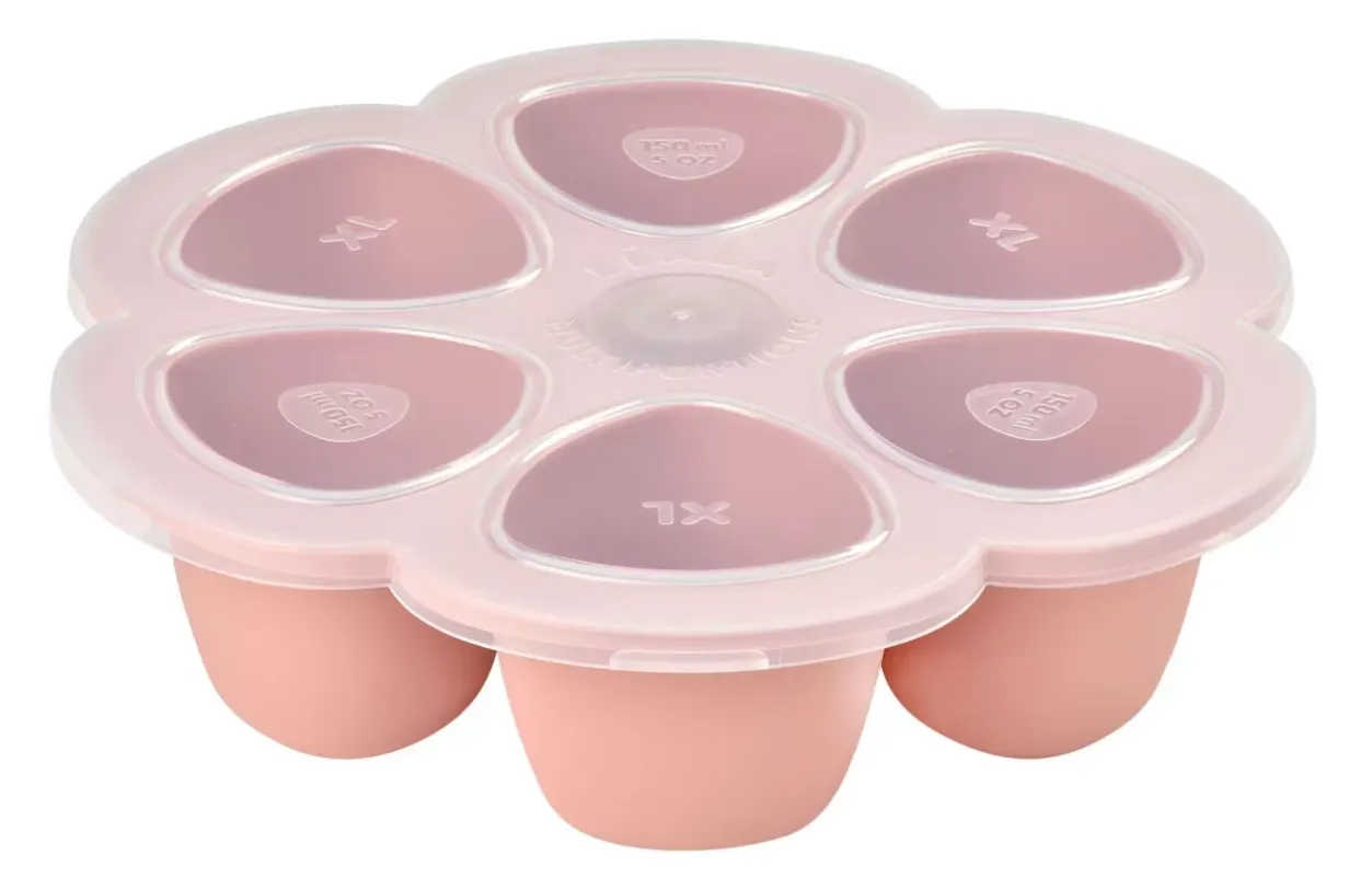 New Multiportions Silicone 6*150Ml Old Pink Pots De Conservation