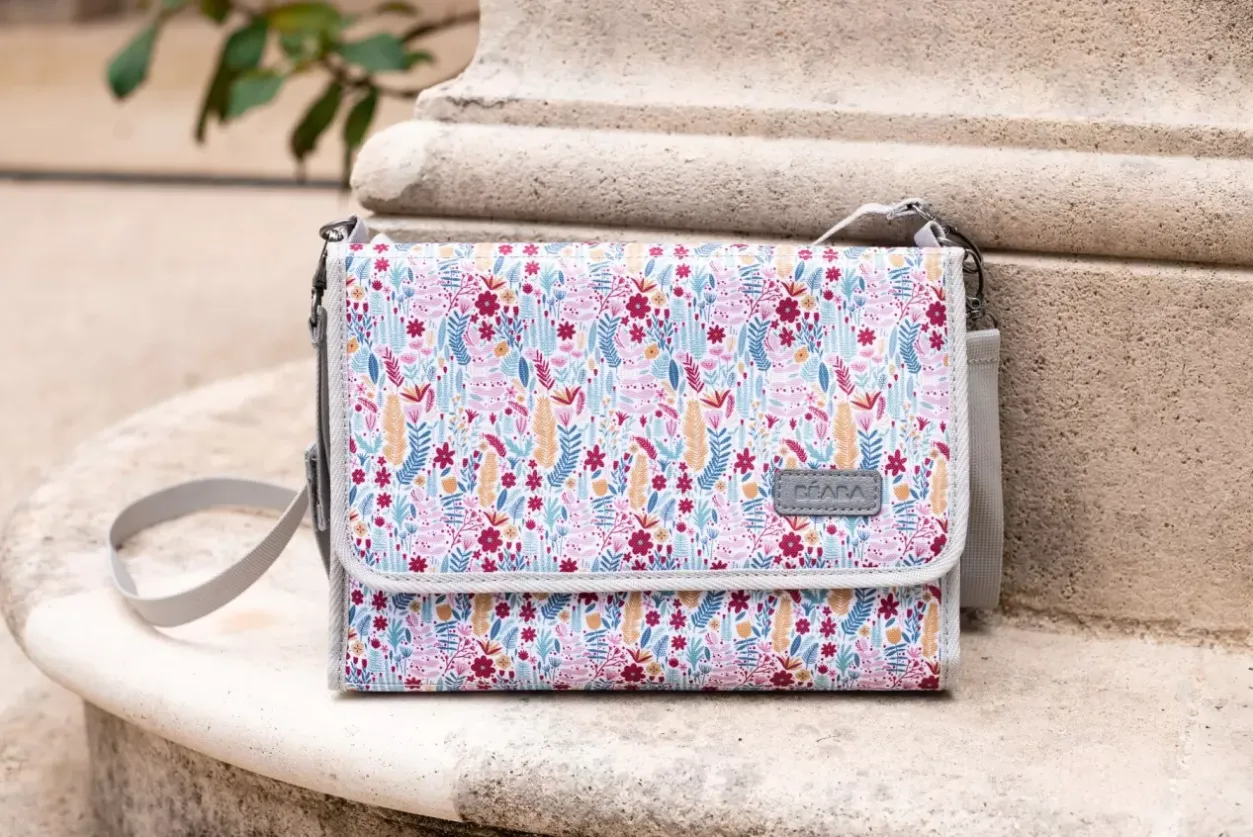 Sale Pochette A Langer Geneve Mirage Grey/Floral Accessoires De Toilette
