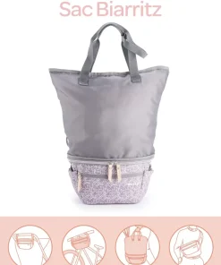 Discount Pop Up Bag Biarritz Jungle Sacs À Langer
