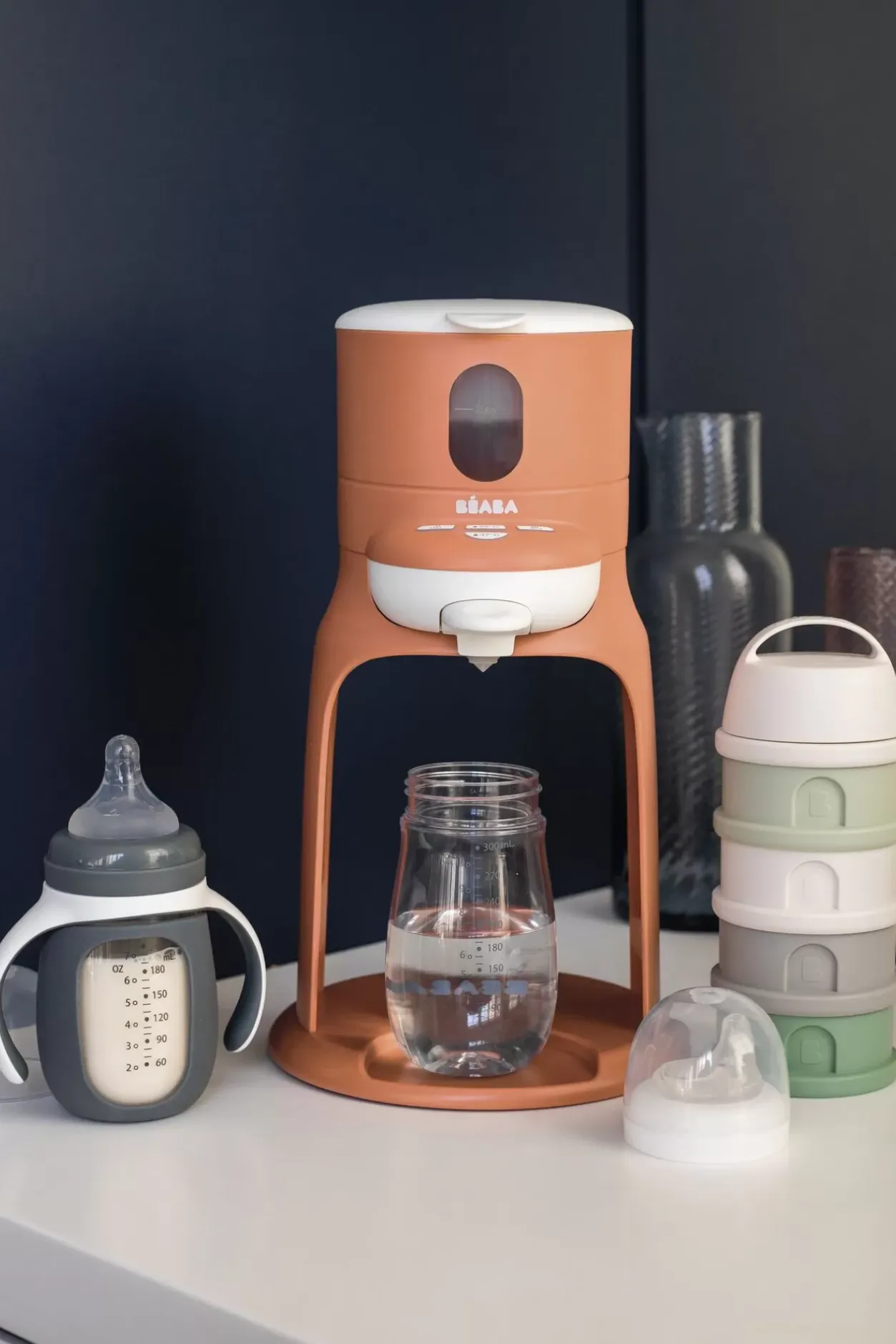 Best Preparateur De Biberon Bib'Expresso® Terracotta Chauffe-Biberon Et Préparateurs