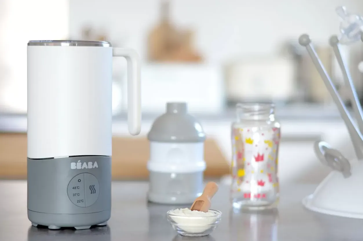Sale Preparateur De Boissons Milk Prep® White-Grey Chauffe-Biberon Et Préparateurs