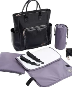 Sale Sac Kyoto Black/Pink Gold Sacs À Langer