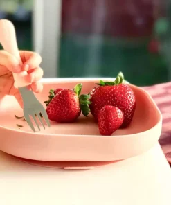Hot Set 3 Couverts Inox Old Pink Couverts, Vaisselle Et Bavoirs