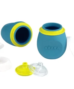 Best Set Babysqueez' 2 En 1 & Squeez'Portion 180Ml Blue Goûter Sain