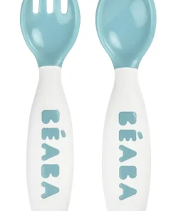 Discount Set De 2 Couverts Ergonomiques 2Eme Age Blue Couverts, Vaisselle Et Bavoirs