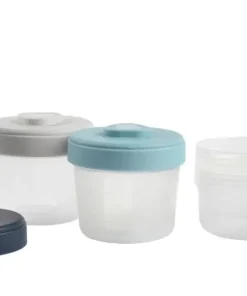 Outlet Set Integral 6 Portions Clip - (2X90Ml + 2X150Ml + 2X250Ml) Pots De Conservation