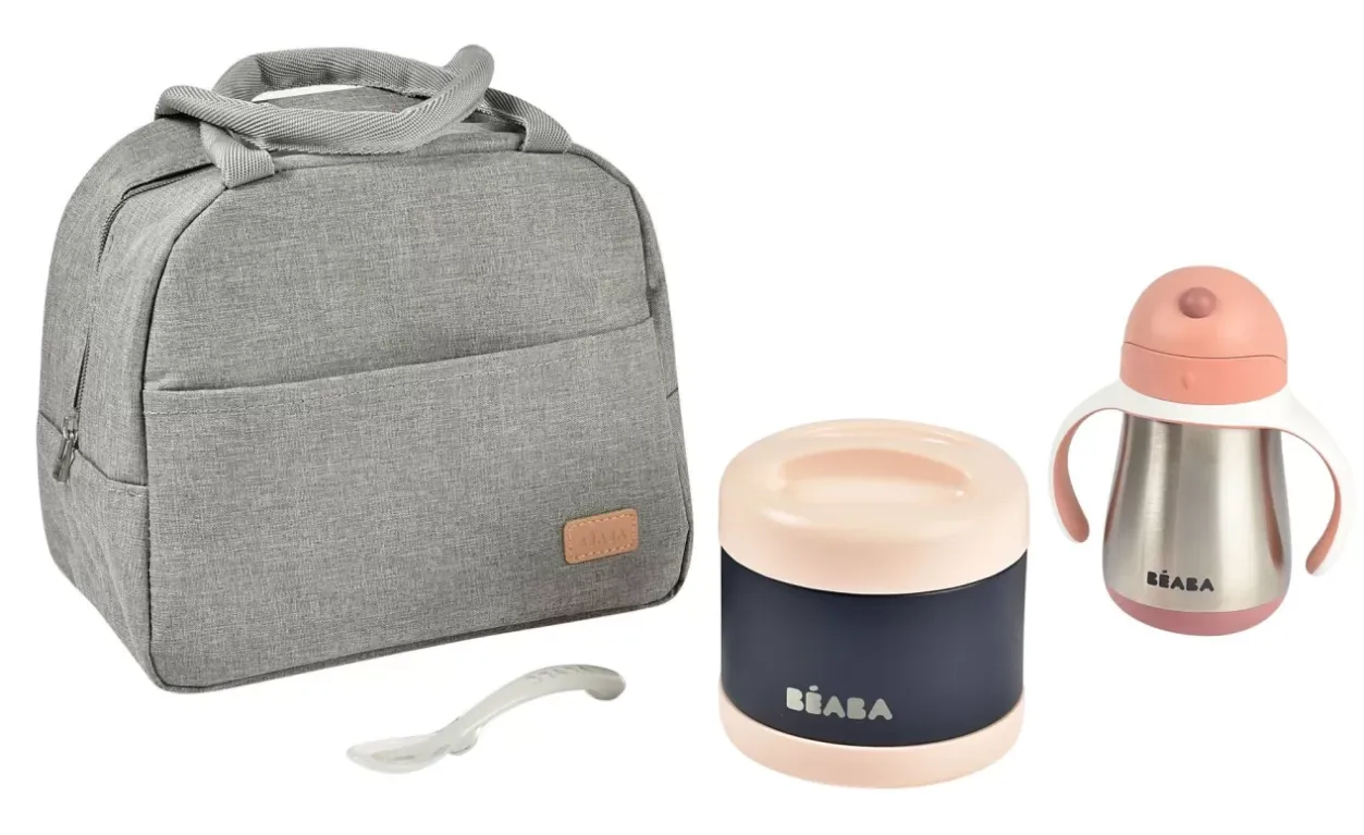 Outlet Set Repas On The Go Old Pink Sacs Isotherme Bébé