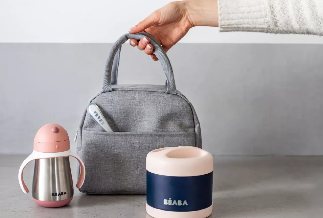 Outlet Set Repas On The Go Old Pink Sacs Isotherme Bébé